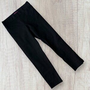 LILLY PULITZER Black Stretch Pull On Cotton Cropped Ankle Pants pink label 4